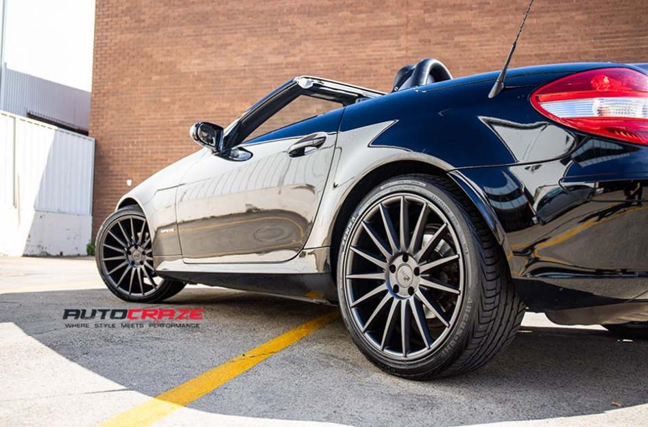 MERCEDES-CLK-FORM-MATTE-GUN-METAL